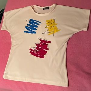 Vintage Light Pink Rhapsody Tee Shirt